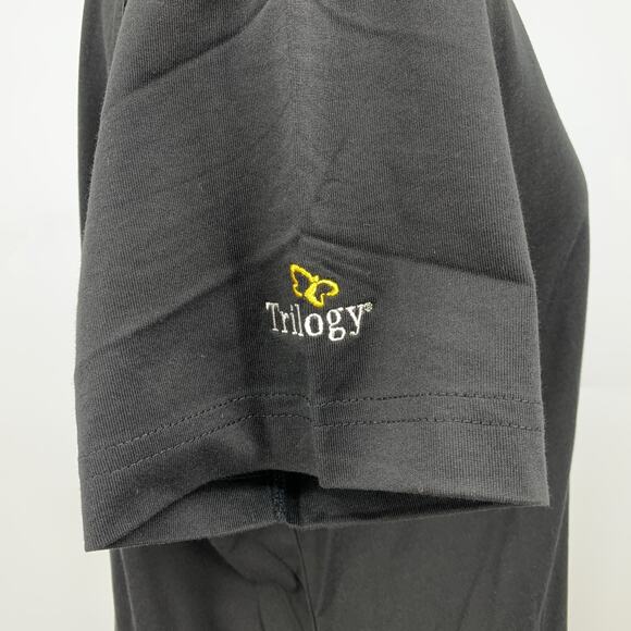 Travis Mathew Shirt Women XL Extra Large Black Performance Golf Polo Wick *LOGO - Picture 5 of 13